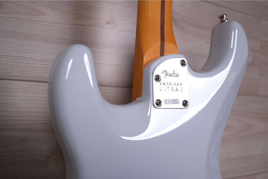Fender American Ultra II Stratocaster Maple Fingerboard Electric Guitar, Avalanche #4427