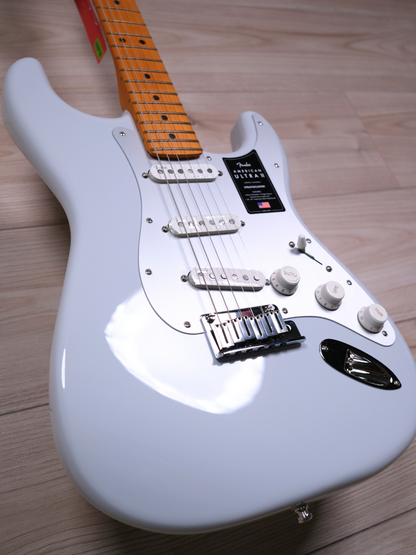 Fender American Ultra II Stratocaster Maple Fingerboard Electric Guitar, Avalanche #4427
