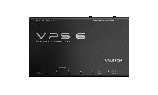 Valeton VPS-6 Fully Isolated Guitar Bass Effects Power Supply - CBN Music Warehouse