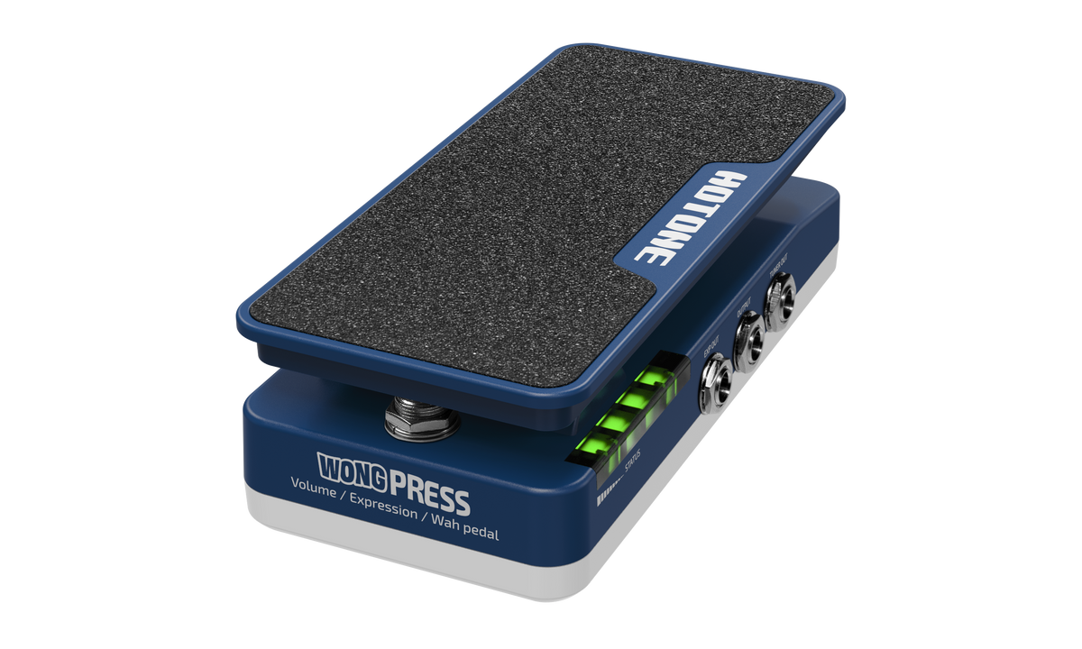 Hotone Wong Press Cory Wong Signature Volume Expression and Wah Guitar Pedal