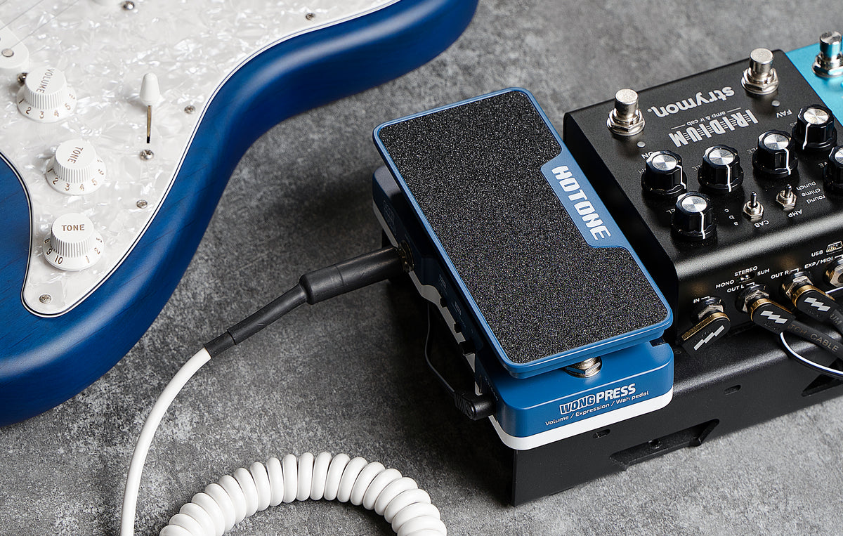 Hotone Wong Press Cory Wong Signature Volume Expression and Wah Guitar Pedal