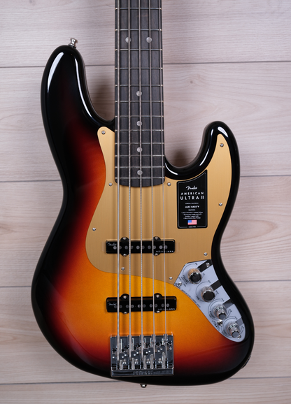 Fender American Ultra II Jazz Bass V 5 strings Bass, Ultraburst #6576