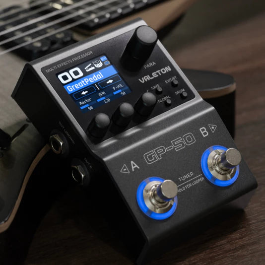 Valeton GP-50 Mulit-Effect Pedal for Electric Guitar - CBN Music Warehouse