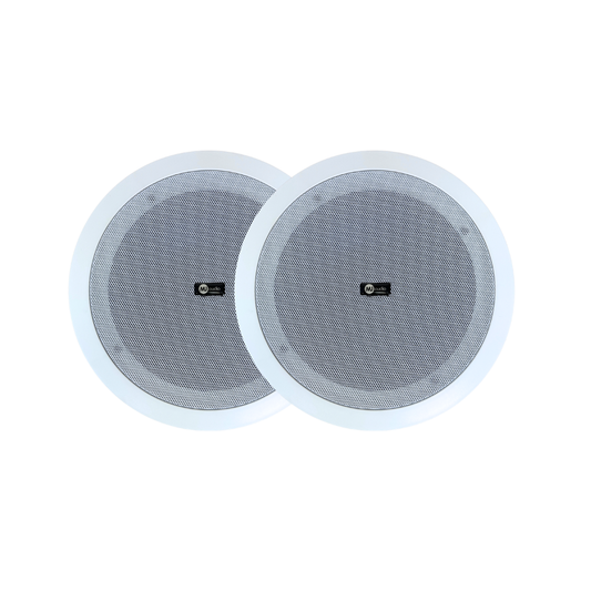 MJ Audio 2-Way In-Ceiling Speaker RSX8077 - White (Pair)