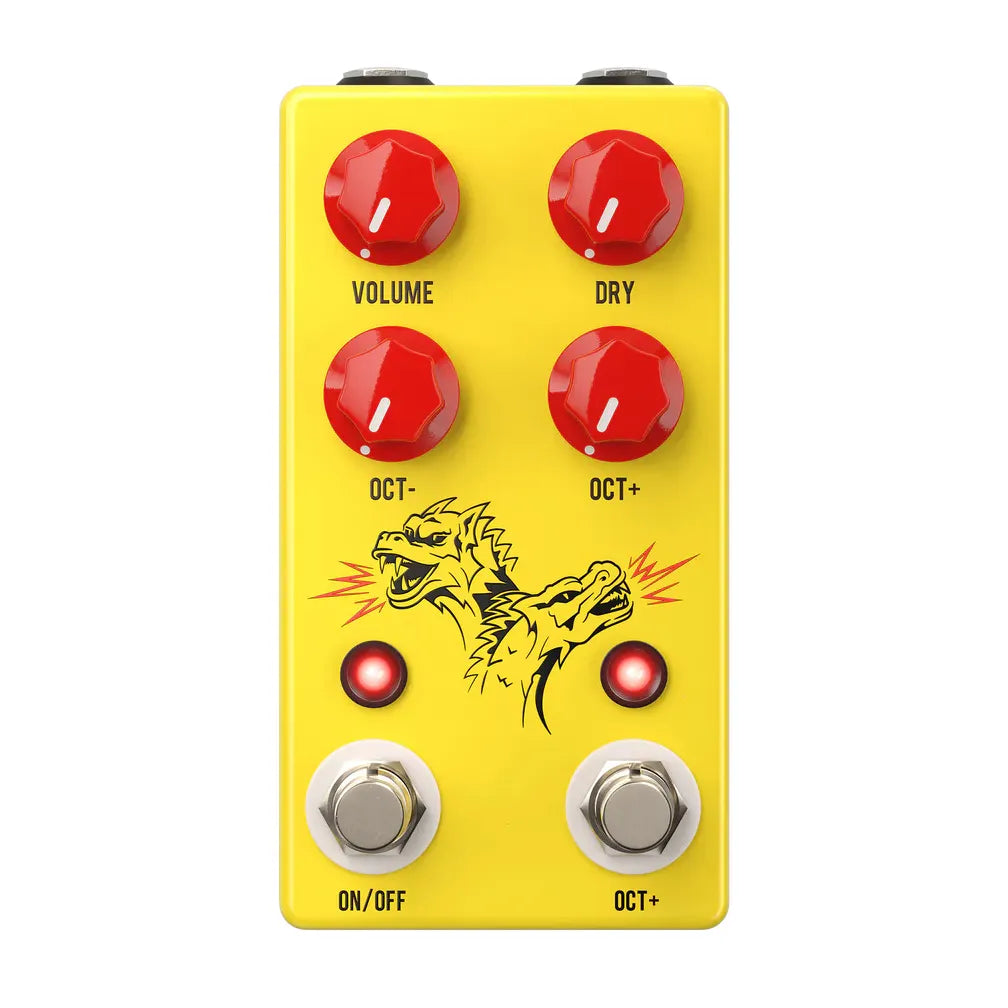 JHS Double Dragon Lo-Fi Octave Device Guitar Effect Pedal - CBN Music Warehouse