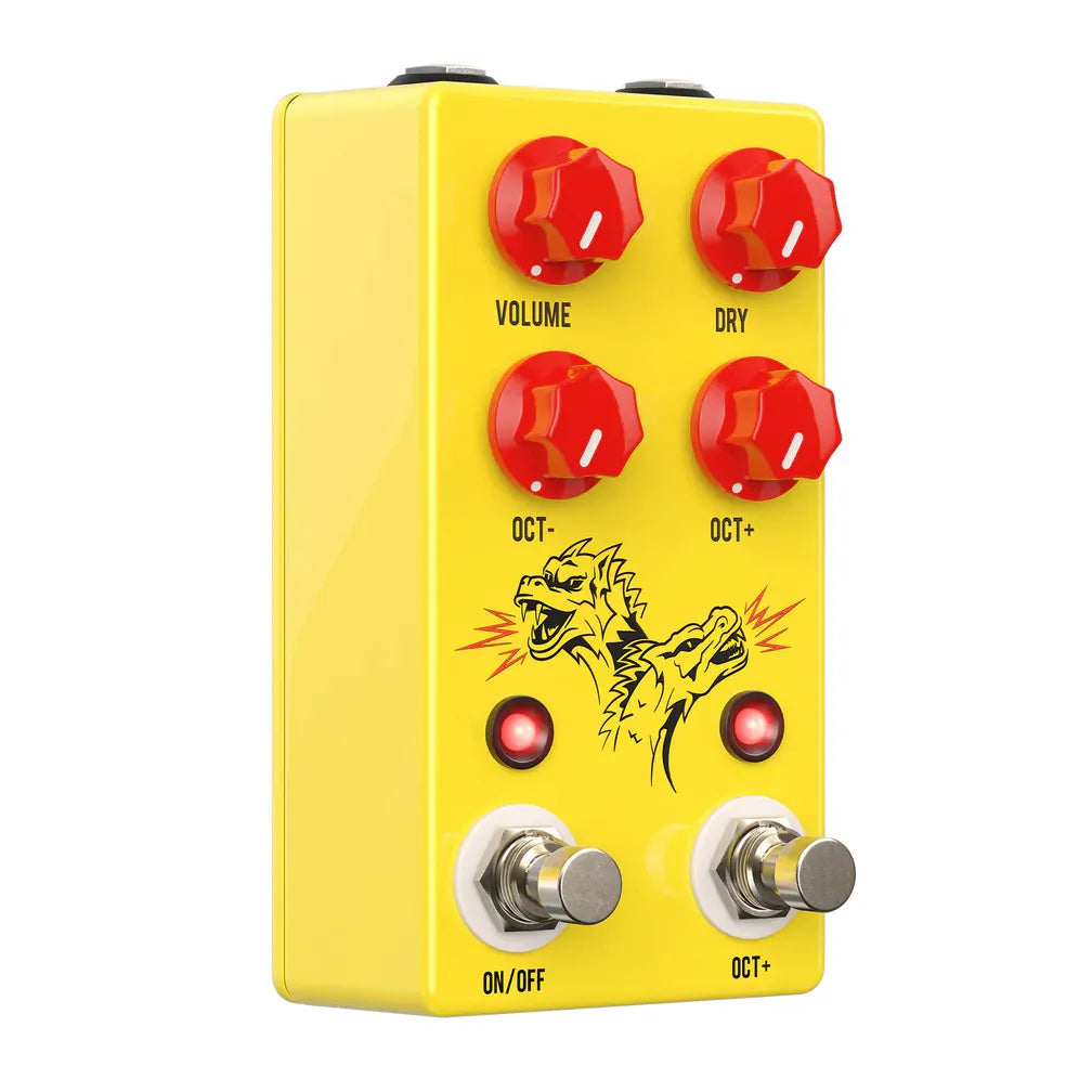 JHS Double Dragon Lo-Fi Octave Device Guitar Effect Pedal - CBN Music Warehouse
