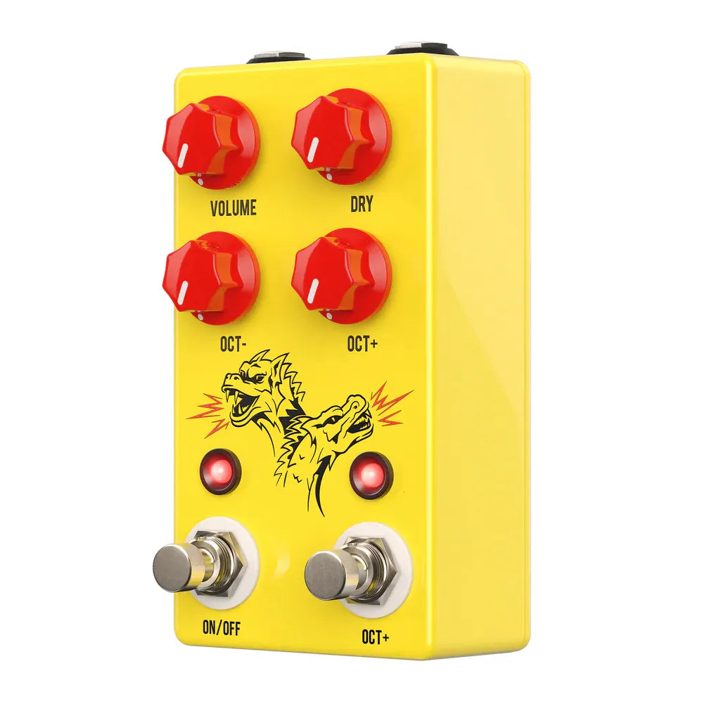 JHS Double Dragon Lo-Fi Octave Device Guitar Effect Pedal - CBN Music Warehouse