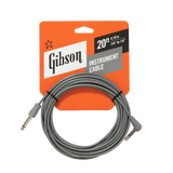 Gibson Guitars Vintage Original Instrument Cable, Straight to Right Angle, 20ft