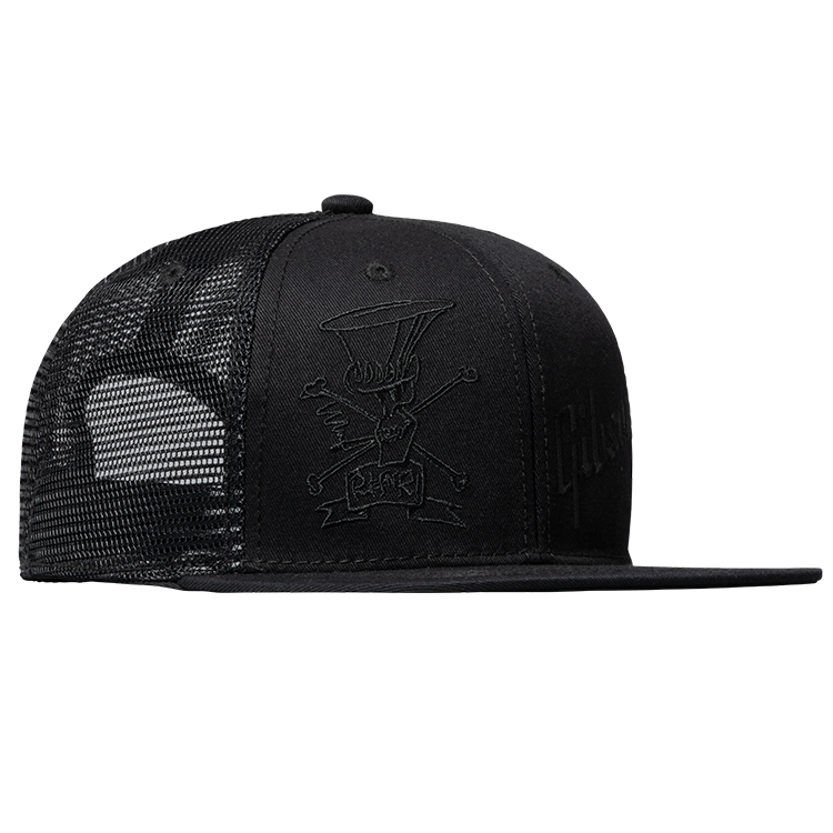 Gibson Slash 'Skully' Trucker Hat, All-Black