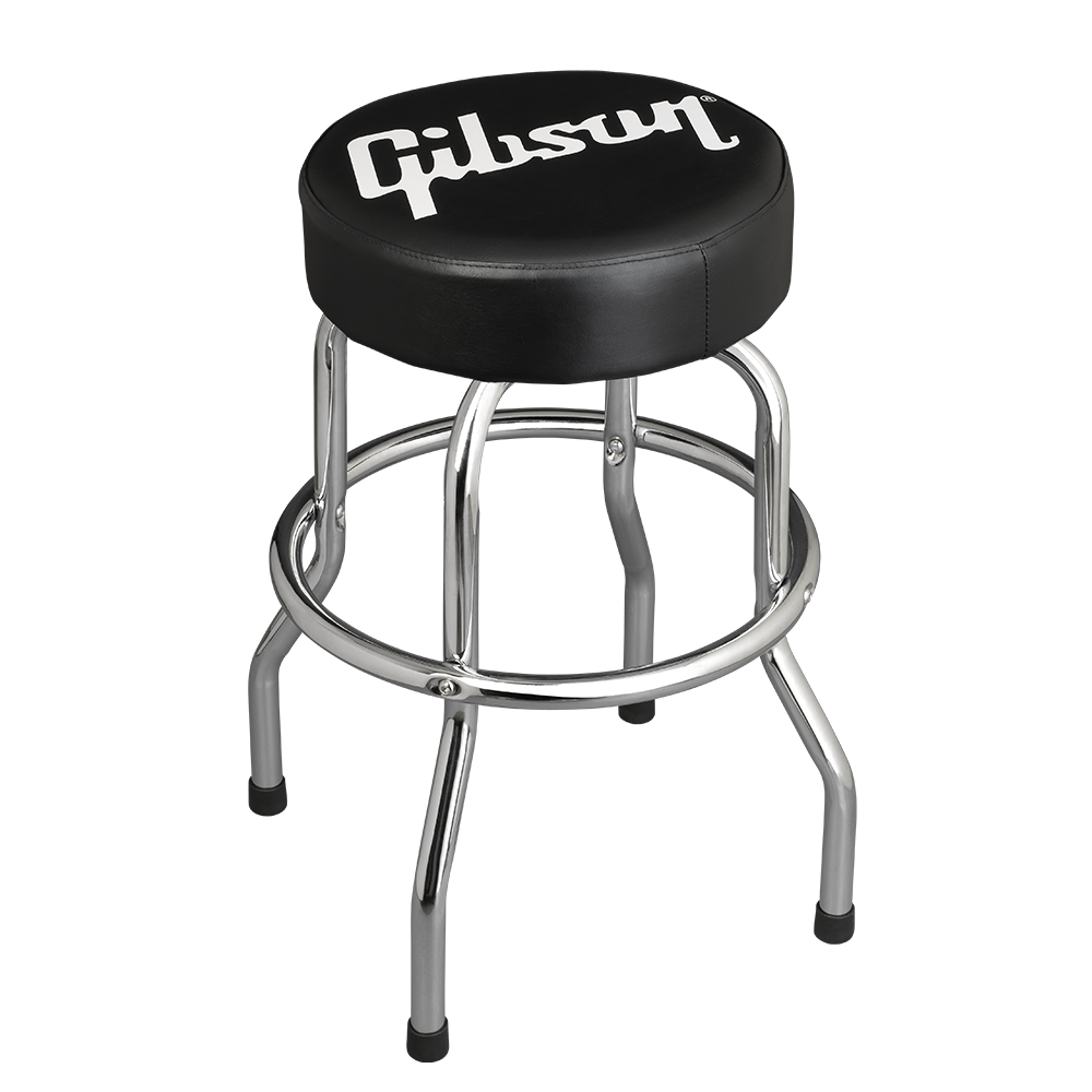 Gibson Guitars GA-STOOL2 Premium 24" Playing Stool w/ White Logo