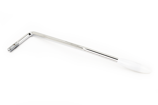 Squier Large Thread Tremolo Arm, Chrome with White Tip