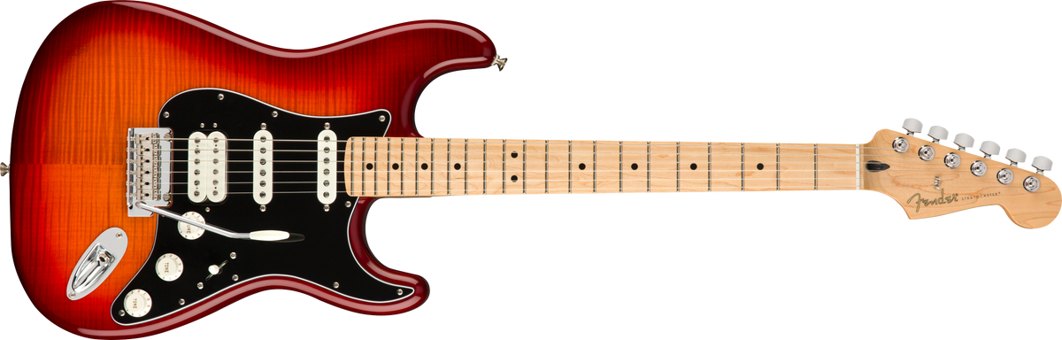 Fender Player Stratocaster HSS Plus Top - Aged Cherry with Maple Fingerboard - CBN Music Warehouse