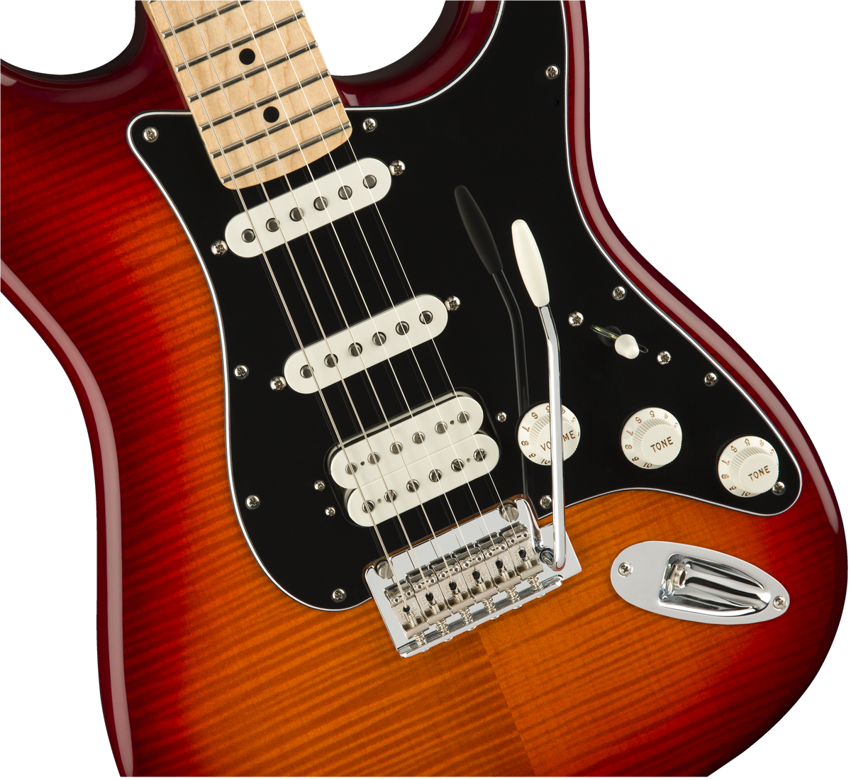 Fender Player Stratocaster HSS Plus Top - Aged Cherry with Maple Fingerboard - CBN Music Warehouse