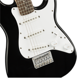 Squier Mini Stratocaster Electric Guitar, Black with Laurel Fingerboard - CBN Music Warehouse