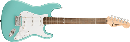 Squier Bullet Stratocaster HT Electric Guitar - Tropical Turquoise with Indian Laurel Fingerboard - CBN Music Warehouse