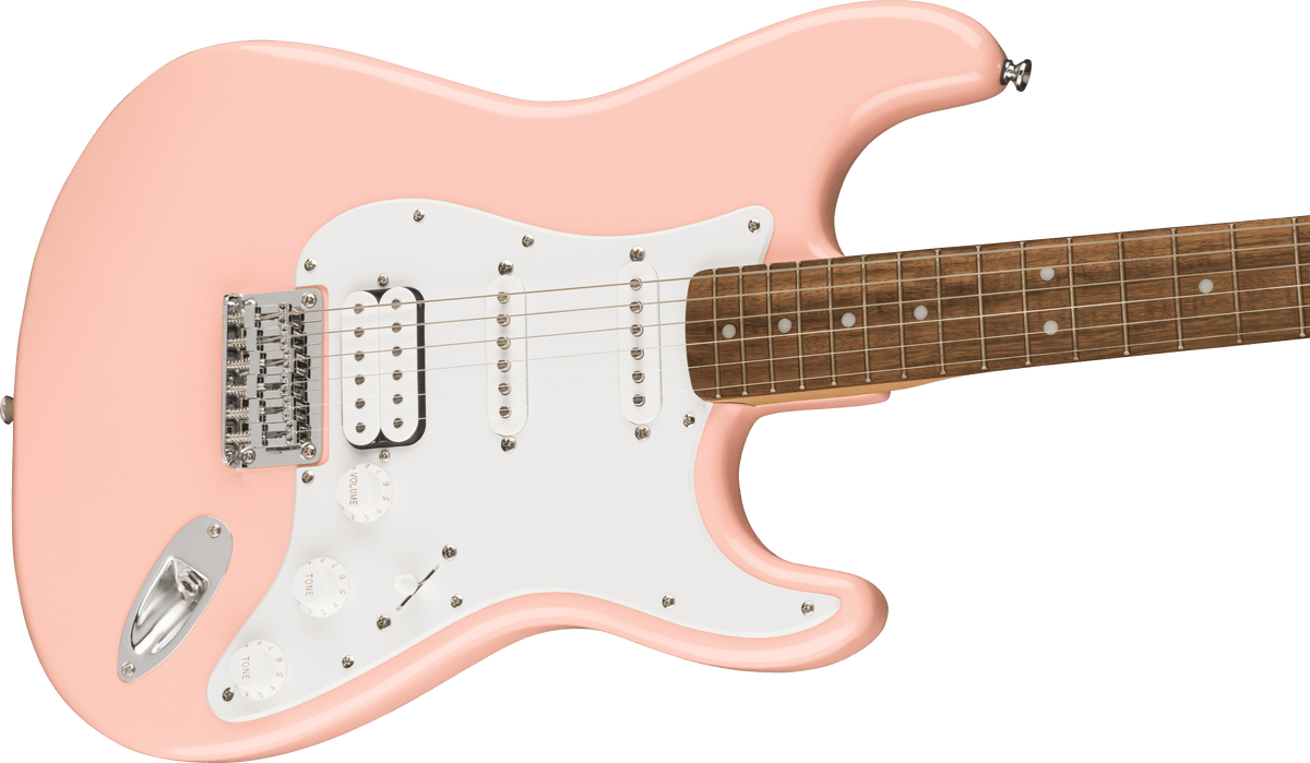 Squier by Fender Bullet® Stratocaster® Electric Guitar HT HSS ShellPink - CBN Music Warehouse