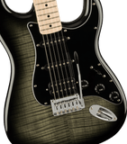 Squier Affinity Series Stratocaster Electric Guitar - Black Burst with Maple Fingerboard - CBN Music Warehouse