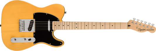 Squier Affinity Series Telecaster Electric Guitar - Butterscotch Blonde with Maple Fingerboard