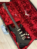 Fender Custom Shop Limited Edition Dual-Mag II Strat Relic Electric Guitar - Aged Black Over 3 Color Sunburst - CBN Music Warehouse