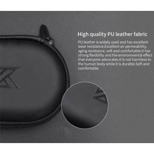 KZ Portable Oval Case for in ear Earphone (Black) - CBN Music Warehouse