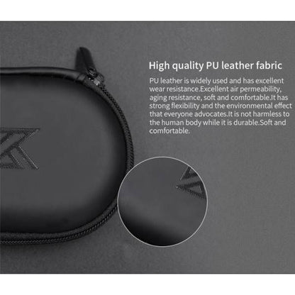 KZ Portable Oval Case for in ear Earphone (Black) - CBN Music Warehouse