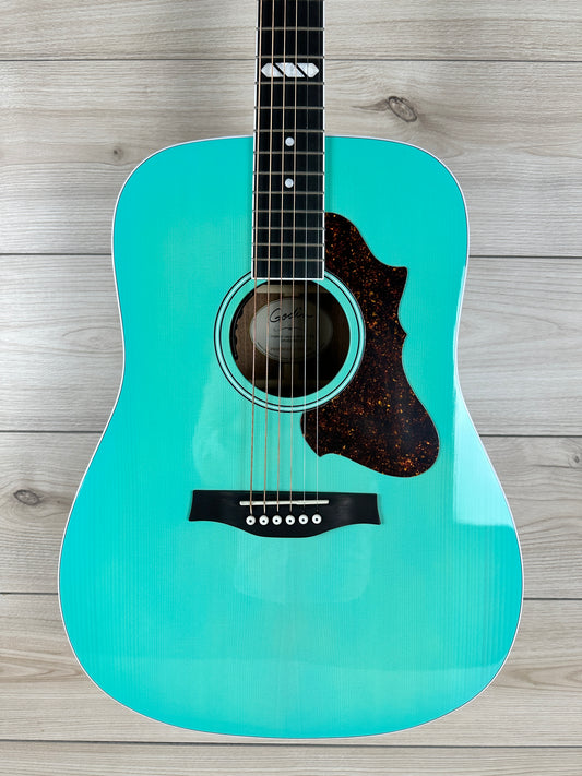 Godin Imperial Laguna Blue GT EQ Acoustic Electric Guitar with Deluxe TRIC Case - #0110