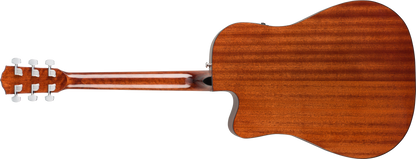 Fender CD-60SCE Dreadnought Acoustic-Electric Guitar All Mahogany - CBN Music Warehouse
