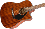 Fender CD-60SCE Dreadnought Acoustic-Electric Guitar All Mahogany - CBN Music Warehouse