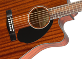 Fender CD-60SCE Dreadnought Acoustic-Electric Guitar All Mahogany - CBN Music Warehouse