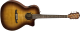 Fender FA-345CE Auditorium Acoustic-Electric Guitar  3-Tone Tea Burst - CBN Music Warehouse