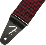 Fender Houndstooth Jacquard Strap - Red