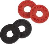 Fender Strap Blocks Strap Locking System (set of 4) - Black/Red - CBN Music Warehouse