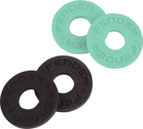 Fender Guitar Strap Block, 4-Pack, Black (2) and Surf Green (2) - CBN Music Warehouse