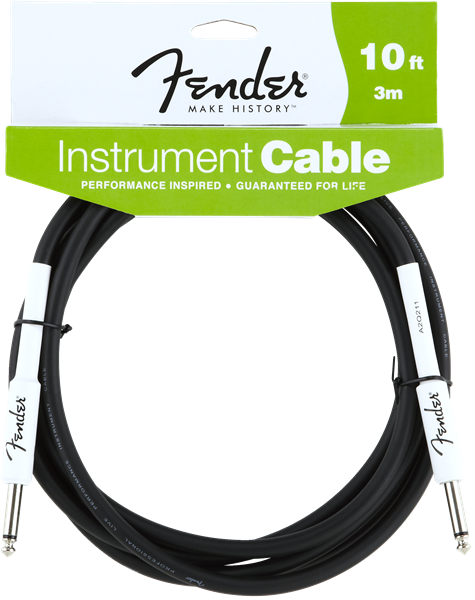 Fender Performance Series Instrument Cables - 1/4 Straight-to-Straight - CBN Music Warehouse