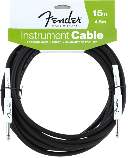 Fender Performance Series Instrument Cables - 1/4 Straight-to-Straight - CBN Music Warehouse
