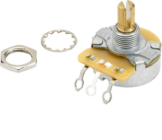 Fender Genuine Pure Vintage 250K Split Shaft Potentiometer with Mounting Hardware