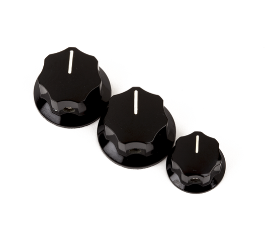 Fender Genuine Jazz Bass Knobs Set of 3 - CBN Music Warehouse