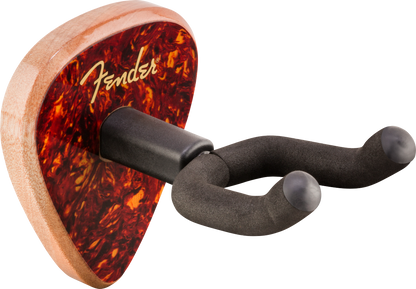Fender Genuine 351 Pick Style Guitar Wall Hanger, Tortoiseshell Mahogany