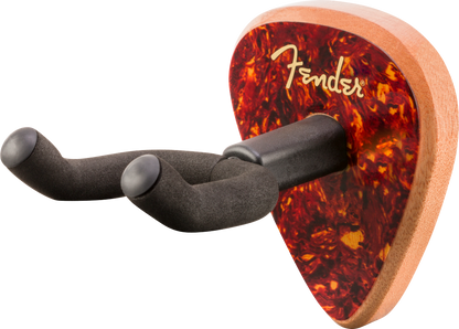 Fender Genuine 351 Pick Style Guitar Wall Hanger, Tortoiseshell Mahogany