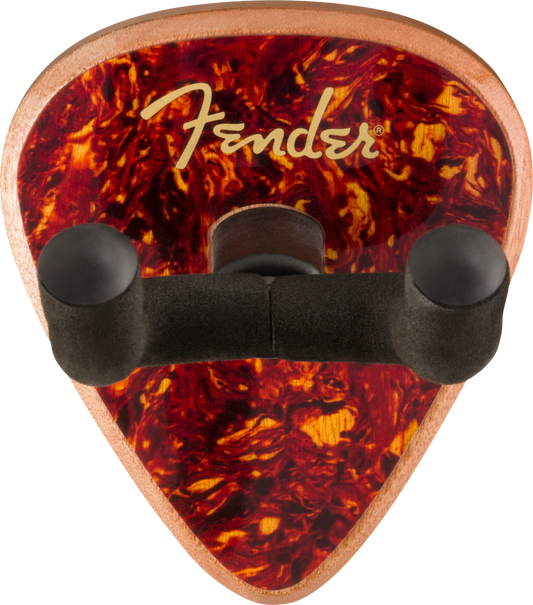 Fender Genuine 351 Pick Style Guitar Wall Hanger, Tortoiseshell Mahogany