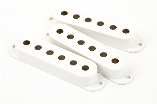 Fender Genuine Pickup Covers SSS for Stratocaster set of 3 - White - CBN Music Warehouse
