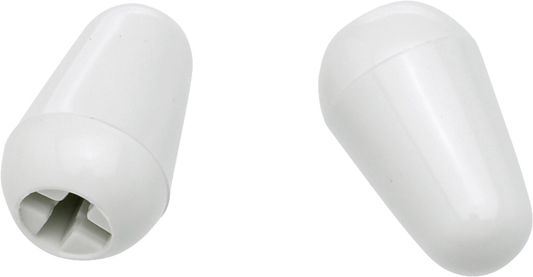 Fender Genuine Stratocaster Switch Tips, White (2) - CBN Music Warehouse