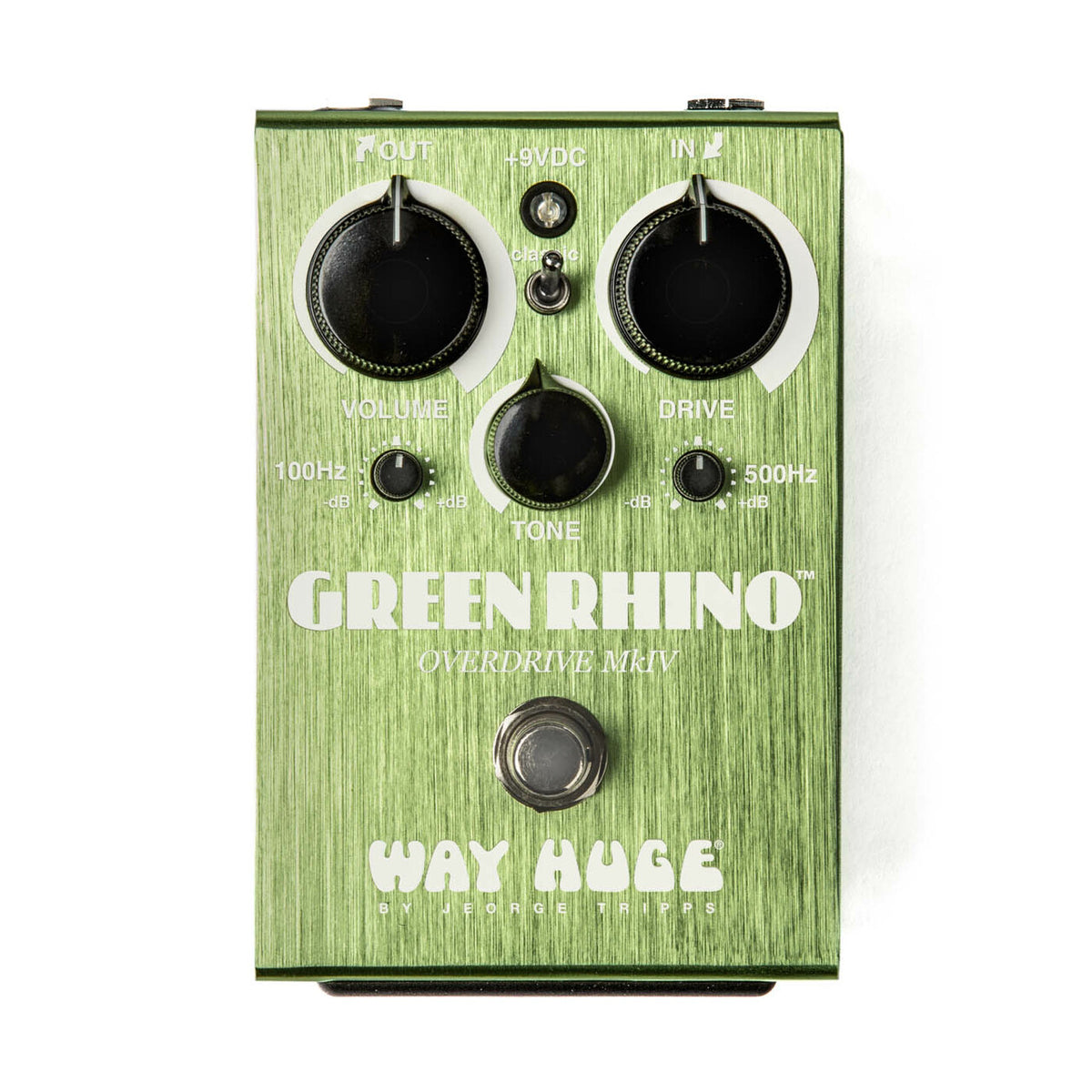 Dunlop WHE207 Way Huge Green Rhino MK4 Overdrive Effect Pedal - CBN Music Warehouse