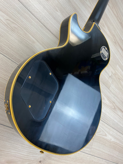 Gibson Custom 1957 Les Paul Custom Reissue VOS Electric Guitar - Ebony 2 Pickup - CBN Music Warehouse