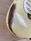 Fender Custom Shop 1967 Stratocaster Heavy Relic Electric Guitar Aged Vintage White