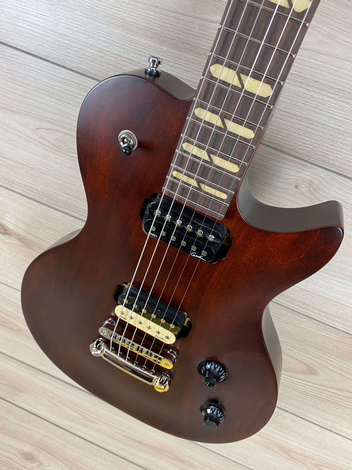 Godin 050482 Summit Classic HT Electric Guitar Havana Brown - CBN Music Warehouse