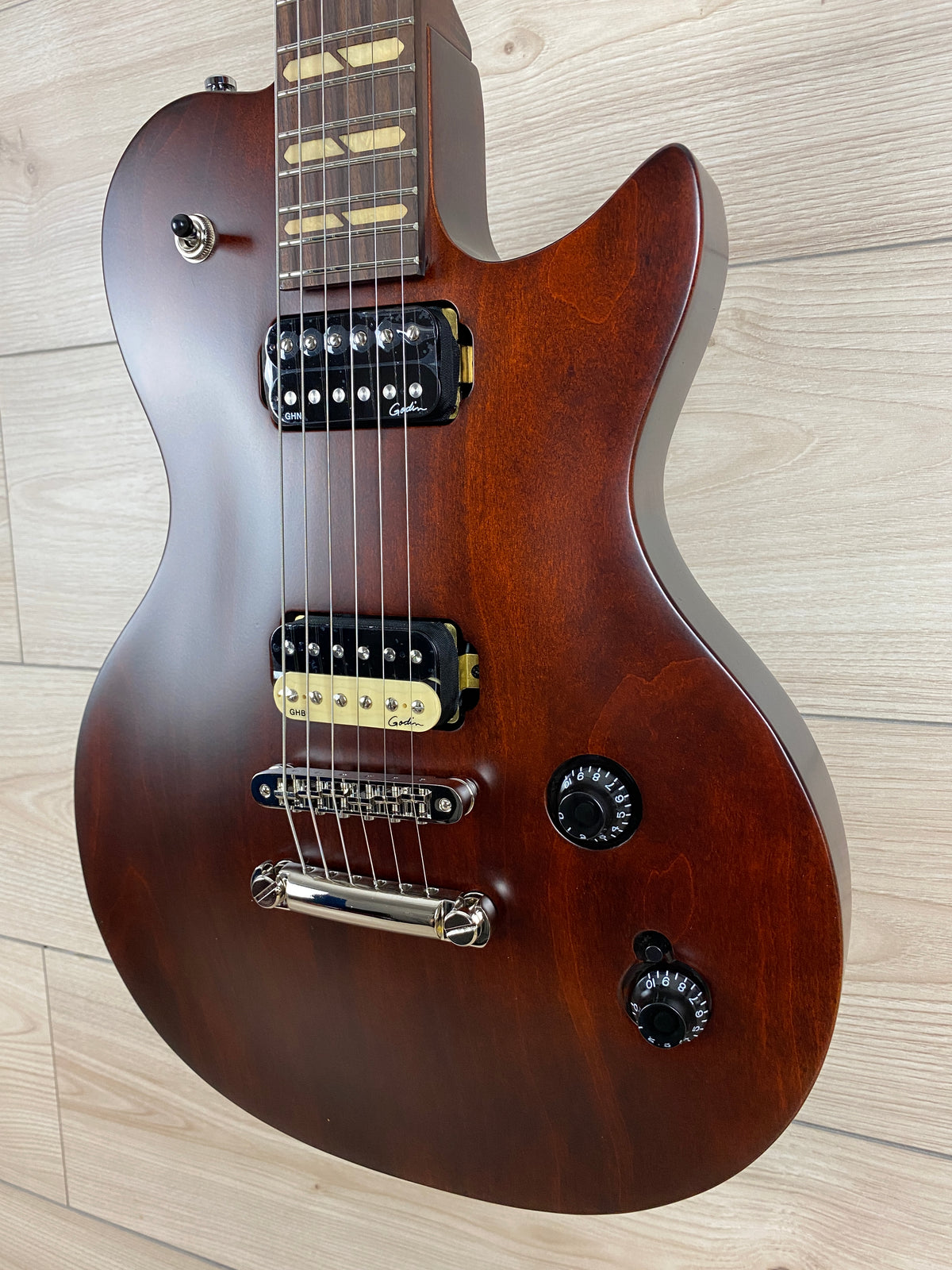 Godin 050482 Summit Classic HT Electric Guitar Havana Brown - CBN Music Warehouse