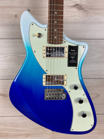 Fender Player Plus Meteora HH Electric Guitar, Belair Blue - CBN Music Warehouse