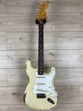 Fender Custom Shop 1967 Stratocaster Heavy Relic Electric Guitar Aged Vintage White