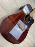 OPEN BOX - Fender CD-60SCE Dreadnought Acoustic-Electric Guitar All Mahogany - CBN Music Warehouse